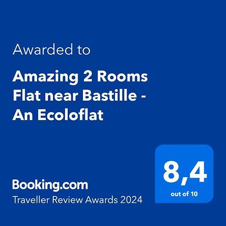Amazing 2 Rooms Flat Near Bastille - An Ecoloflat ปารีส ภายนอก รูปภาพ